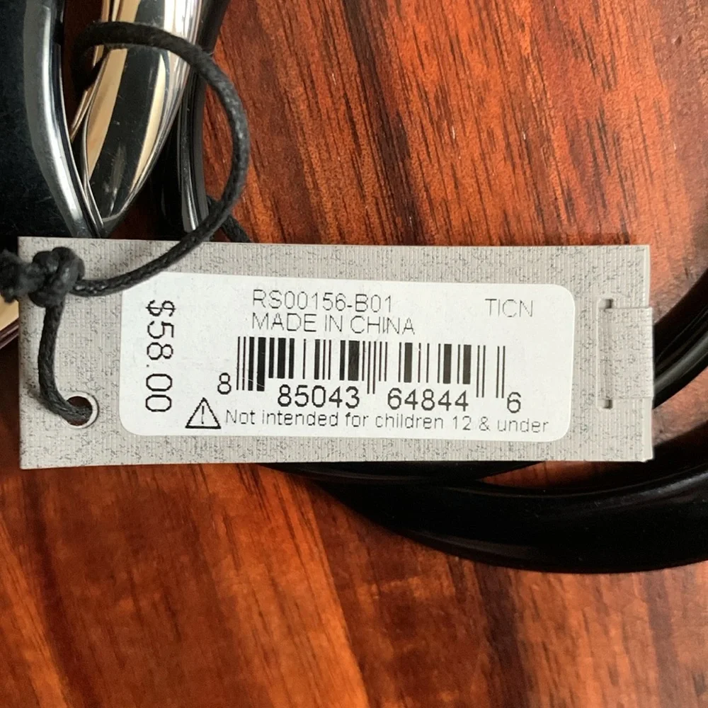 NWT Robert Lee Morris silver tone and black set of 4 bangles - Picture 4 of 5